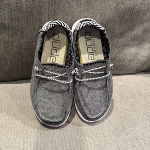 Hey Dude Wendy Youth Chambray Onyx